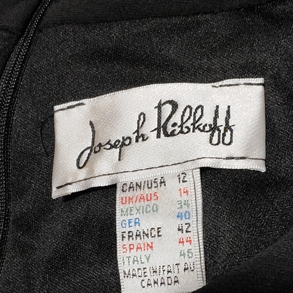 Joseph Ribkoff black cocktail dress - Picture 6 of 6